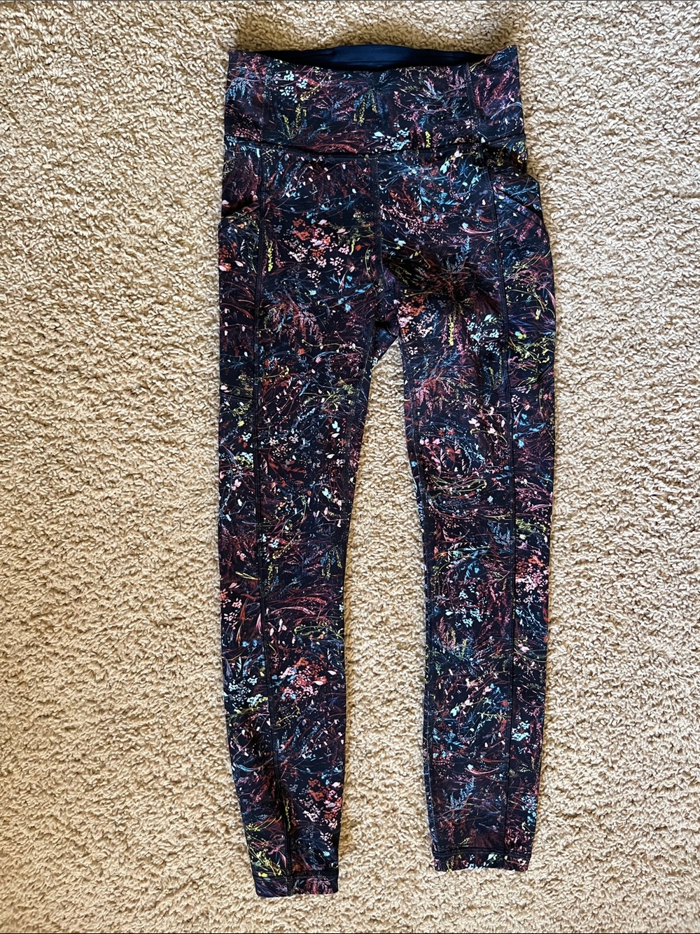Lululemon atheletica floral print leggings